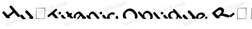 Hu_Titanic Oblique R字体转换